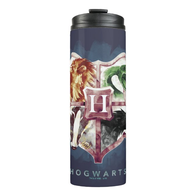 Harry Potter | HOGWARTS™ Crest Watercolor Thermal Tumbler (Front)