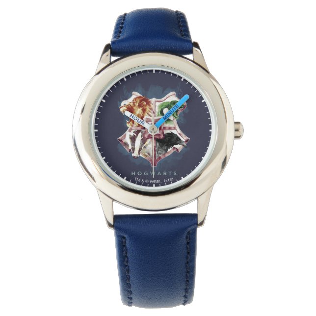 Harry Potter | HOGWARTS™ Crest Watercolor Watch (Front)