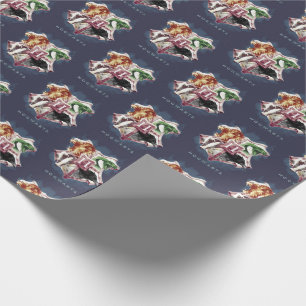 Harry Potter   HOGWARTS™ Crest Watercolor Wrapping Paper