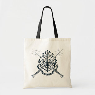 Harry Potter   Hogwarts Crossed Wands Crest Tote Bag