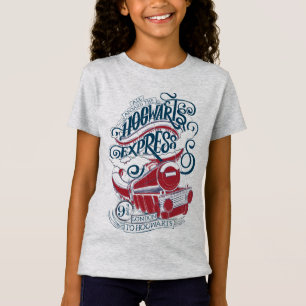 Harry Potter   Hogwarts Express Typography T-Shirt