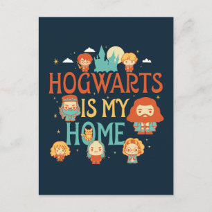 HARRY POTTER™   HOGWARTS™ IS MY HOME POSTCARD