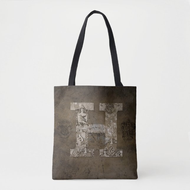 Harry Potter | Hogwarts Monogram Tote Bag (Front)