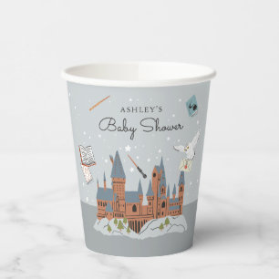 Harry Potter   Hogwarts Pattern Baby Shower Paper Cups