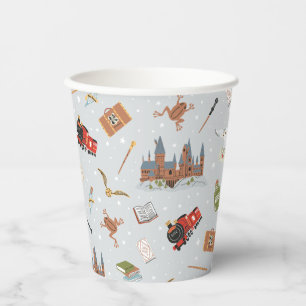 Harry Potter   Hogwarts Pattern Baby Shower Paper Cups