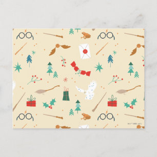 Harry Potter   Holiday Icon Pattern Postcard