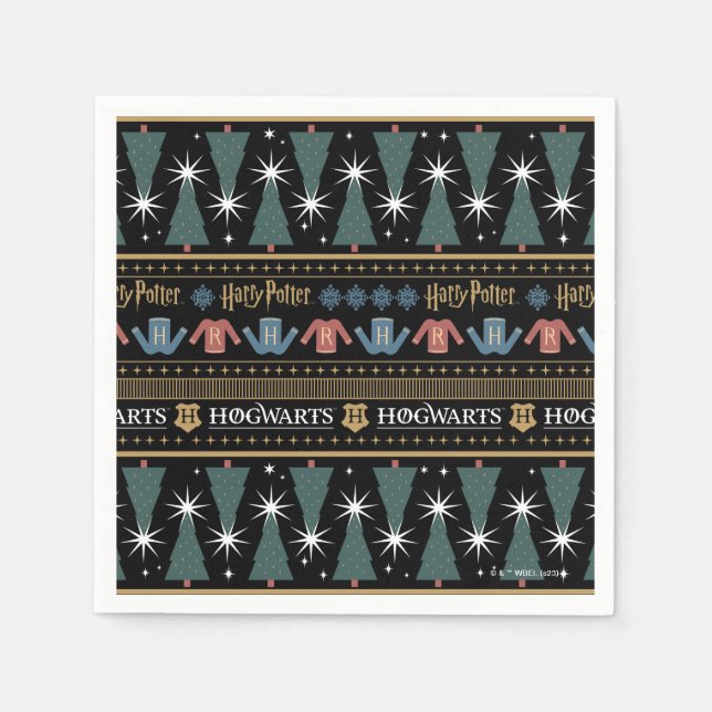 HARRY POTTER™ Holiday Sweater Pattern Napkin (Front)