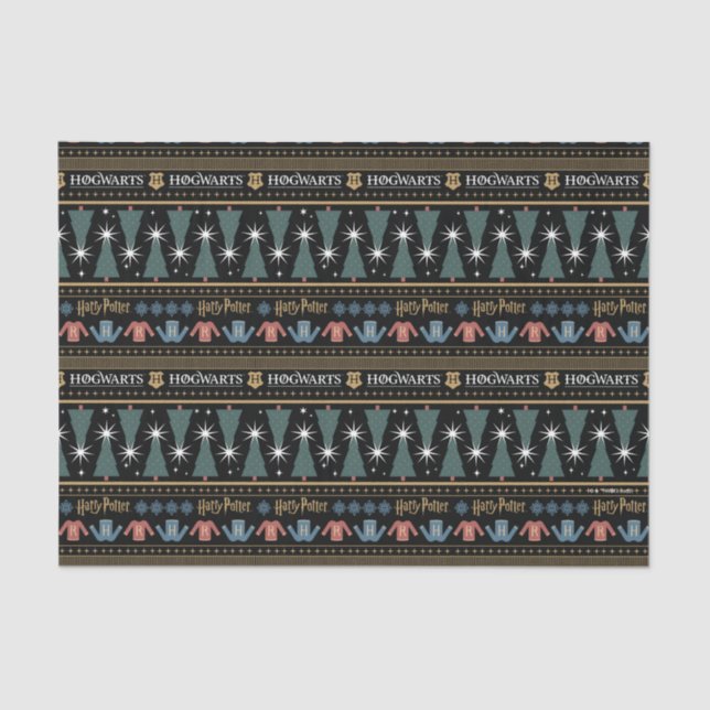 HARRY POTTER™ Holiday Sweater Pattern Tissue Paper (Front)