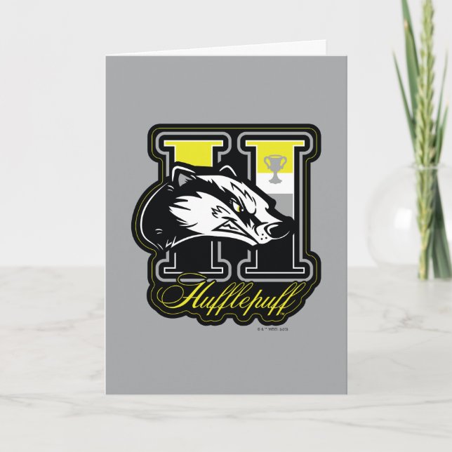 HARRY POTTER™ | HUFFLEPUFF™ Athletic Badge Card (Front)