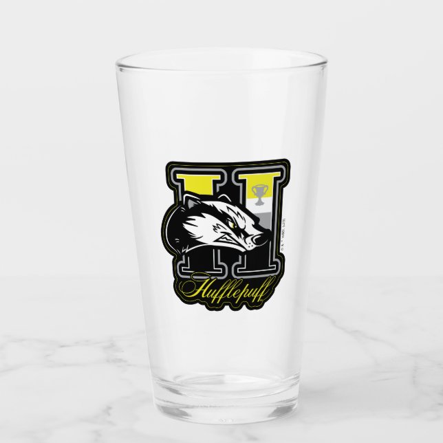 HARRY POTTER™ | HUFFLEPUFF™ Athletic Badge Glass (Front)