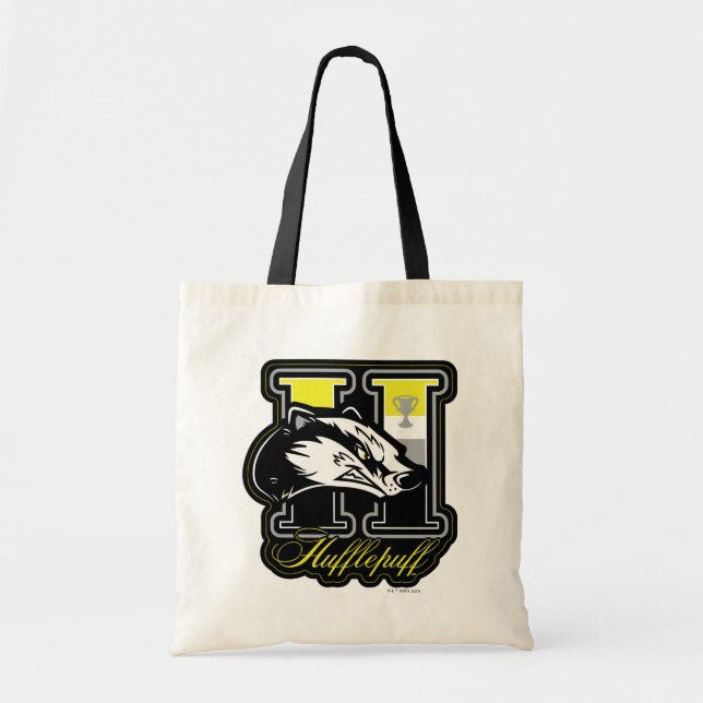 HARRY POTTER™ | HUFFLEPUFF™ Athletic Badge Tote Bag (Front)
