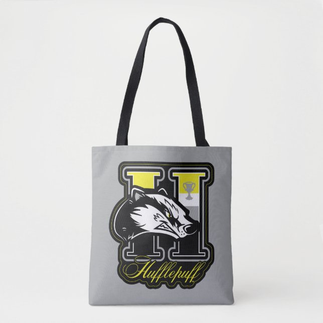 HARRY POTTER™ | HUFFLEPUFF™ Athletic Badge Tote Bag (Front)