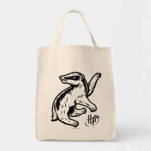 Harry Potter   Hufflepuff Badger Icon Tote Bag