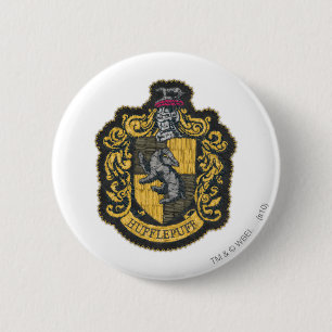 Harry Potter   Hufflepuff Crest Patch 6 Cm Round Badge