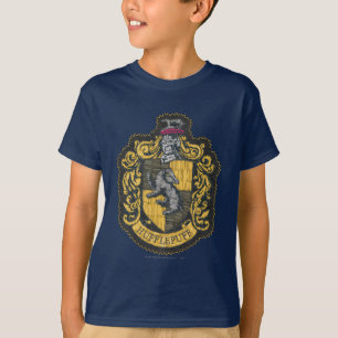 Harry Potter Hufflepuff Crest Patch T-Shirt