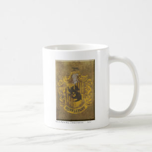 Harry Potter   Hufflepuff Crest Spray Paint Coffee Mug
