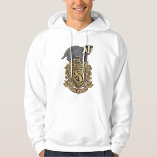 Harry Potter   Hufflepuff Crest with Badger Hoodie