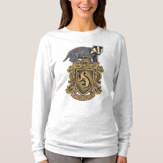 Harry Potter | Hufflepuff Crest with Badger T-Shirt (Front)