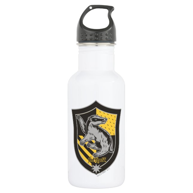 Harry Potter | Hufflepuff House Pride Crest 532 Ml Water Bottle (Front)