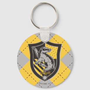 Harry Potter Hufflepuff House Pride Crest Key Ring