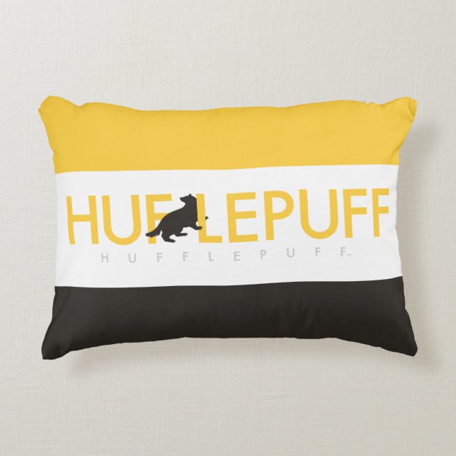 Harry Potter | Hufflepuff House Pride Logo Decorative Cushion (Front)