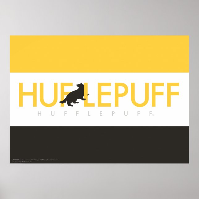 Harry Potter | Hufflepuff House Pride Logo Poster (Front)
