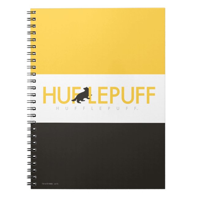 Harry Potter | Hufflepuff House Pride Logo Spiral Notebook (Front)