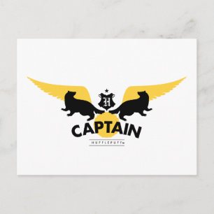 Harry Potter   HUFFLEPUFF™ House Quidditch Captain Postcard
