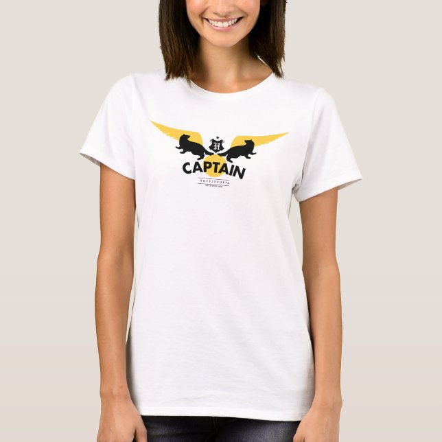 Harry Potter | HUFFLEPUFF™ House Quidditch Captain T-Shirt (Front)