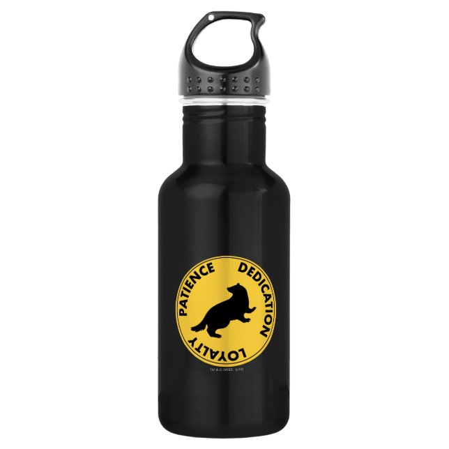 Harry Potter | HUFFLEPUFF™ House Traits Graphic 532 Ml Water Bottle (Front)