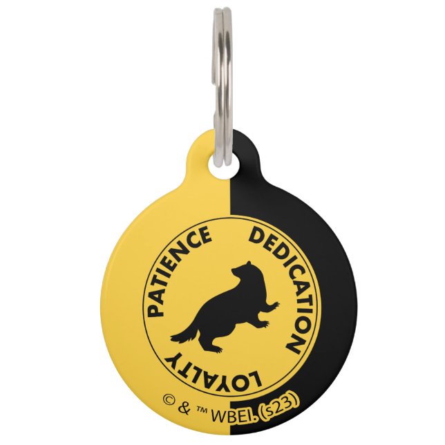 Harry Potter | HUFFLEPUFF™ House Traits Graphic Pet Tag (Front)