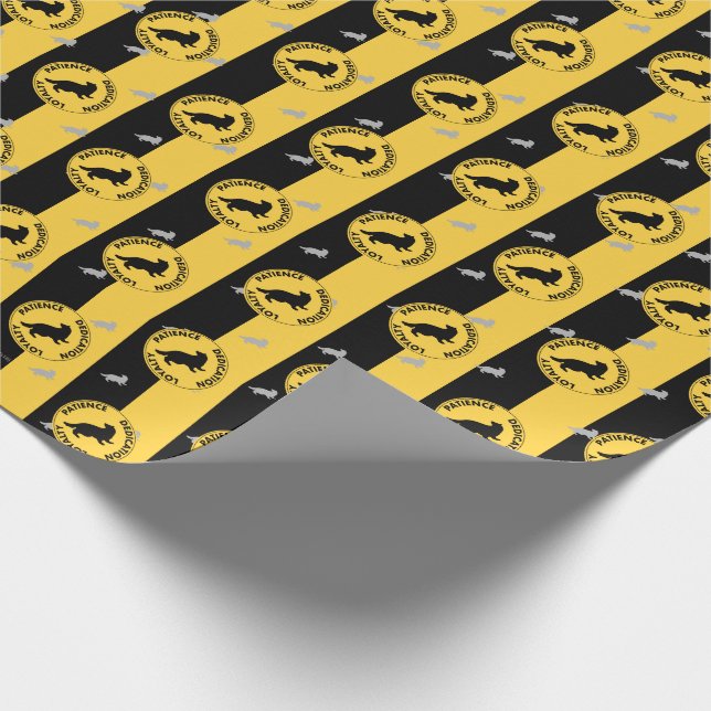 Harry Potter | HUFFLEPUFF™ House Traits Graphic Wrapping Paper (Corner)