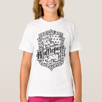 HARRY POTTER™ HUFFLEPUFF™ Line Art Crest T-Shirt