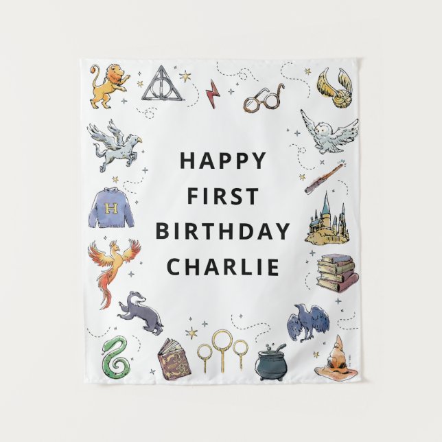Harry Potter Icon's Birthday Tapestry (Front)