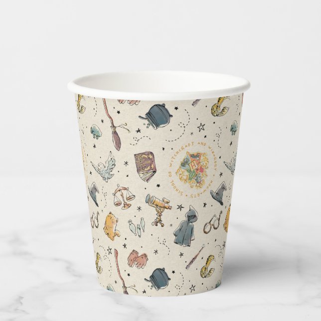 Harry Potter Icons Pattern - Birthday Paper Cups (Front)