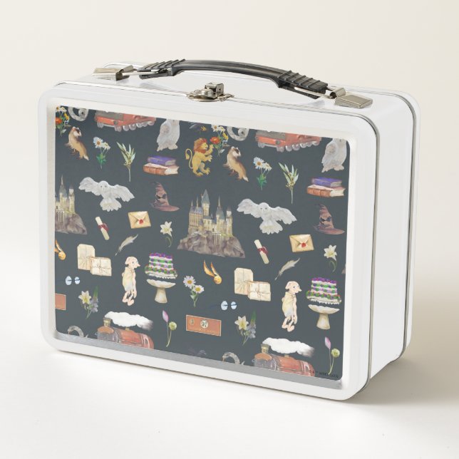 HARRY POTTER™ | Icons Pattern Metal Lunch Box (Front)