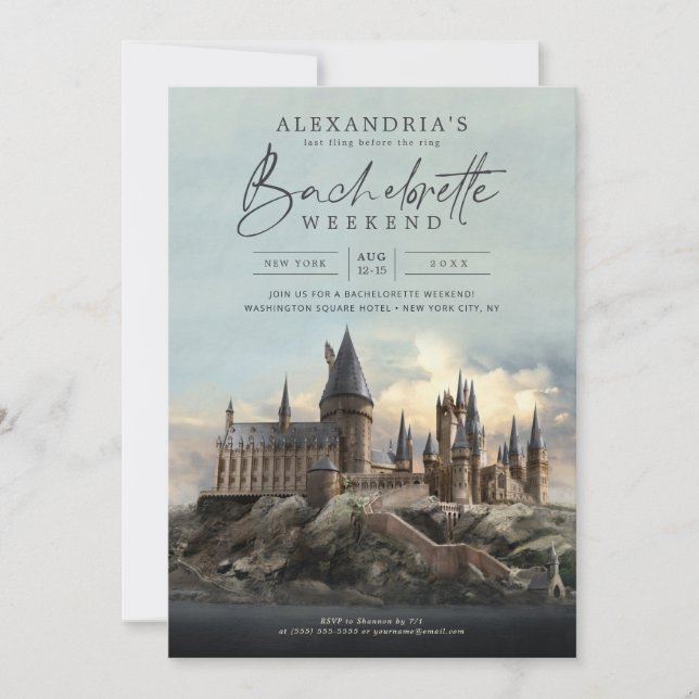 Harry Potter | Last Fling Before the Ring Invitation (Front)