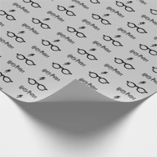 Harry Potter   Lightning Scar and Glasses Wrapping Paper