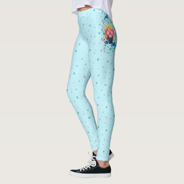 Harry Potter | Luna Lovegood Graphic Leggings (Left)