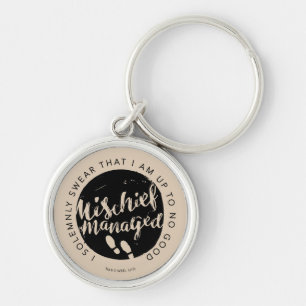 Harry Potter Marauder's Map Charms Typography Key Ring
