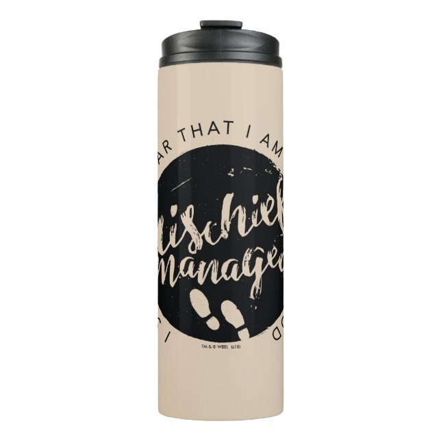 Harry Potter | Marauder's Map Charms Typography Thermal Tumbler (Front)