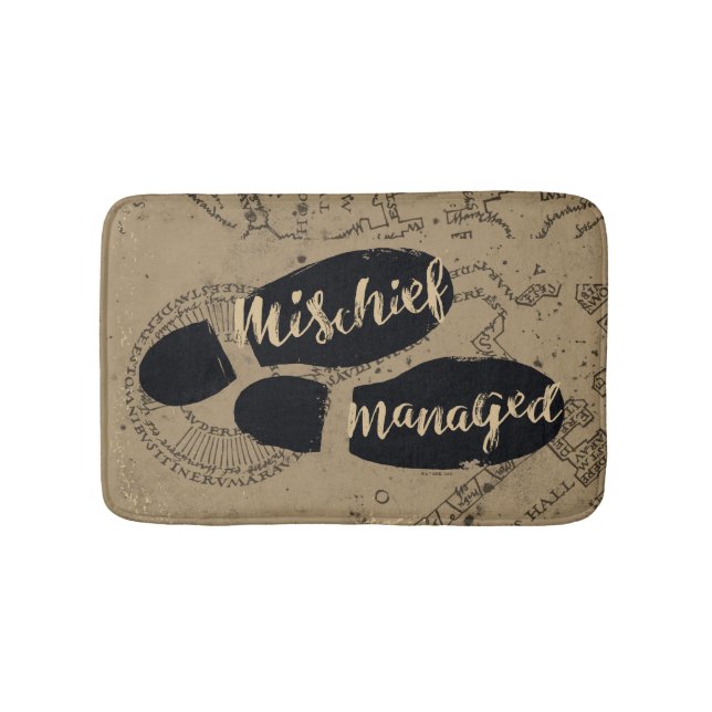 Harry Potter | MISCHIEF MANAGED™ Map Footprints Bath Mat (Front)
