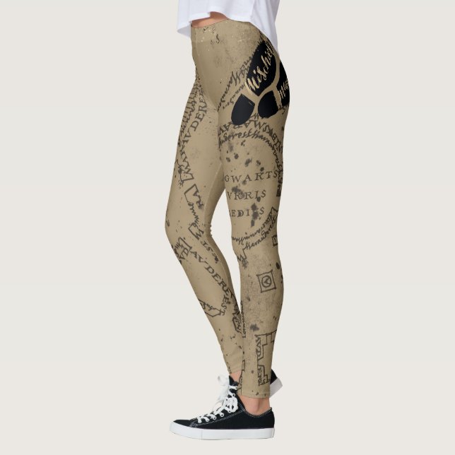 Harry Potter | MISCHIEF MANAGED™ Map Footprints Leggings (Left)