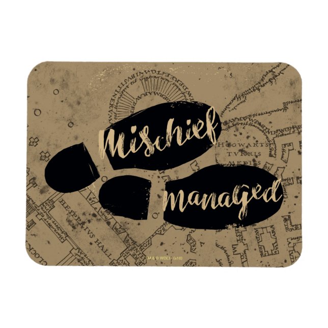 Harry Potter | MISCHIEF MANAGED™ Map Footprints Magnet (Horizontal)