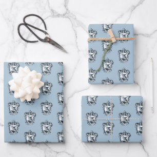 Harry Potter   Modern Ravenclaw Crest Wrapping Paper Sheet