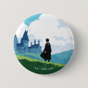 HARRY POTTER™ Overlooking HOGWARTS™ Castle 6 Cm Round Badge
