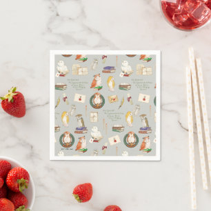 HARRY POTTER™   Owl Letter Pattern Napkin