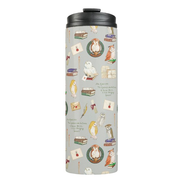 HARRY POTTER™ | Owl Letter Pattern Thermal Tumbler (Front)