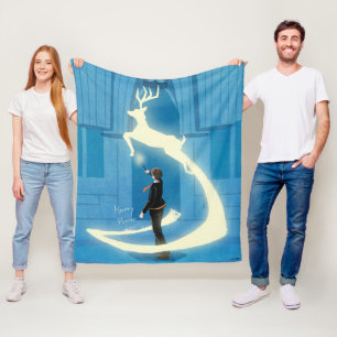 HARRY POTTER™ Patronus Painting Fleece Blanket