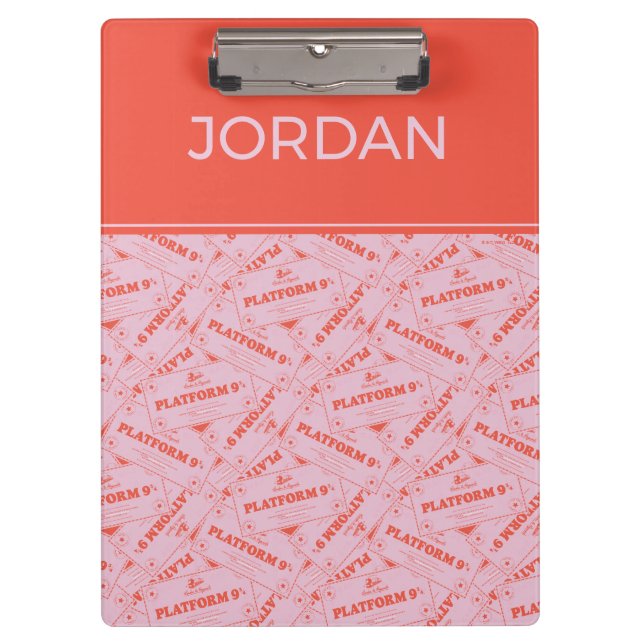 HARRY POTTER™ | Platforn 9 3/4 Train Tickets Clipboard (Front)